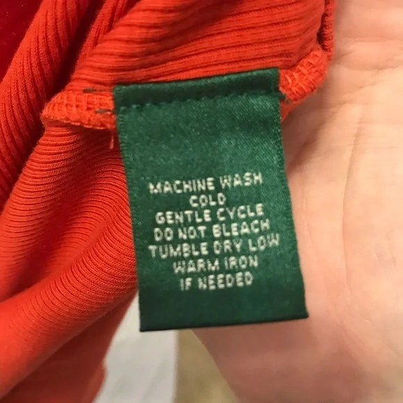 Vintage Ralph Lauren leather detail top - Picture 7 of 7